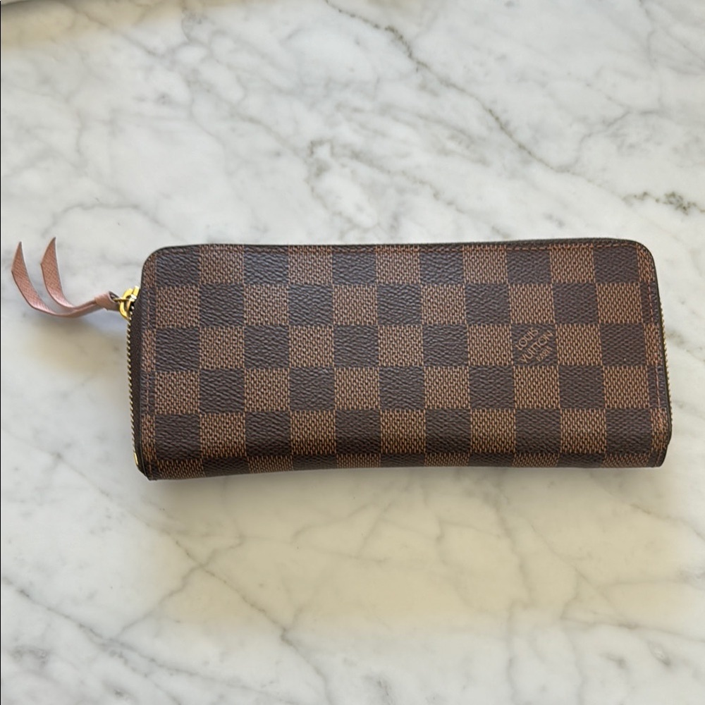 Louis Vuitton Brown Checkered Wallet